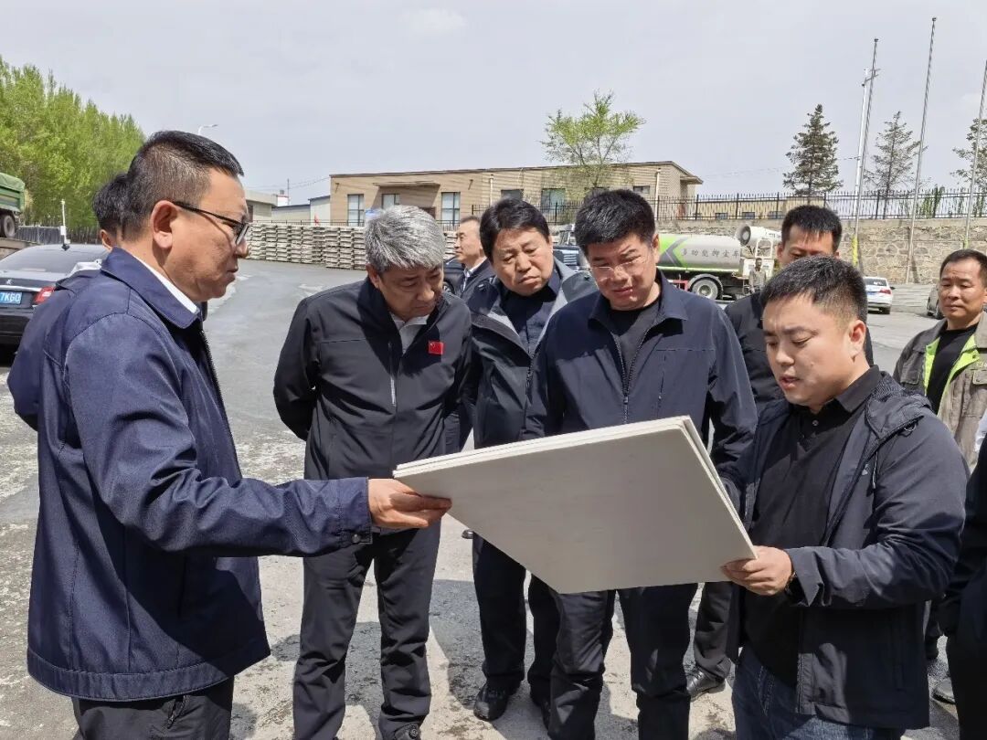 长春市副市长张春达调研指导长春市东部建筑垃圾资源化处理工作